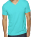 Next Level 6440 Premium Sueded V-Neck T-shirt in Tahiti blue