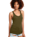 Next Level 1533 The Ideal Racerback Tank in Military green