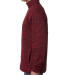 8614 -J. America - Cosmic Fleece 1/4 Zip Pullover  in Red fleck