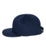 6007 Yupoong Five-Panel Flat Bill Cap in Navy