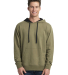Next Level 9301 Unisex French Terry Pullover Hoody in Military green/ black