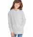 P470 Hanes Youth EcoSmart Pullover Hooded Sweatshi in Ash