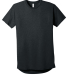BELLA+CANVAS 3006 Long T-shirt in Dark grey heather