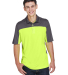 CE101 Ash City - Core 365 Men's Balance Colorblock in Safety yellow/ carbon