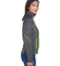 78697 Ash City - North End Sport Red Ladies' Flux  in Carbon/ acid green