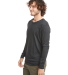 6071 Next Level Men's Triblend Long-Sleeve Crew Te in Vintage red
