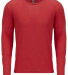 6071 Next Level Men's Triblend Long-Sleeve Crew Te in Vintage red