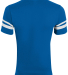 Augusta Sportswear 361 Youth V-Neck Football Tee in Royal/ white
