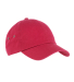 BA529 Big Accessories Washed Baseball Cap in Red
