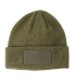 BA527 Big Accessories Patch Beanie in Olive