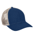 BA540 Big Accessories Sport Trucker Cap in Navy/ tan