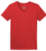 5780 Hanes® Ladies Heavyweight V-neck T-shirt - 5 in Deep red