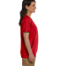 5780 Hanes® Ladies Heavyweight V-neck T-shirt - 5 in Deep red