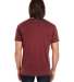 115A Threadfast Apparel Unisex Cross Dye Short-Sle in Black cherry