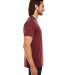 115A Threadfast Apparel Unisex Cross Dye Short-Sle in Black cherry