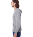 302Z Threadfast Apparel Unisex Triblend Full-Zip L in Grey triblend