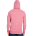 302Z Threadfast Apparel Unisex Triblend Full-Zip L in Red