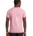 2050 Next Level Men's Mock Twist Raglan T-Shirt in Tech pink
