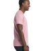 2050 Next Level Men's Mock Twist Raglan T-Shirt in Tech pink