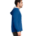 9601 Next Level French Terry Zip Up Hoodie in Royal/ heather grey