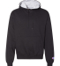 S1781 Champion Logo Cotton Max Pullover Hoodie in Black