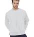 S1049 Champion Logo Reverse Weave Pullover in Silver grey