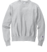 S1049 Champion Logo Reverse Weave Pullover in Silver grey
