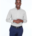 D640 Devon & Jones Men's Crown Collection™ Gingh in Silver