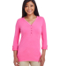 DP186W Devon & Jones Ladies' Perfect Fit™ Y-Plac in Charity pink