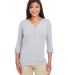 DP186W Devon & Jones Ladies' Perfect Fit™ Y-Plac in Grey heather