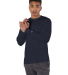 CC8C Champion Logo Long-Sleeve Tagless Tee in Navy