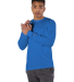 CC8C Champion Logo Long-Sleeve Tagless Tee in Royal blue