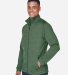 DG796 Devon & Jones Men's Newbury Colorblock Méla in Forest/ forest heather