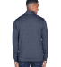 DG798 Devon & Jones Men's Newbury Mélange Fleece  in Navy heather