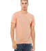 Bella + Canvas 3880 Fast Fashion Unisex Viscose Fa in Peach