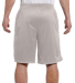 S162 Champion Logo Long Mesh Shorts with Pockets in Athletic grey
