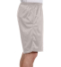 S162 Champion Logo Long Mesh Shorts with Pockets in Athletic grey