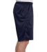 S162 Champion Logo Long Mesh Shorts with Pockets in Navy