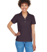 D100W Devon & Jones Ladies’ Pima Pique Short-Sle in Espresso