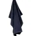 Carmel Towel Company C1518 Velour Hemmed Towel in Navy