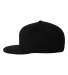 Flexfit 6210FF Flat Bill Cap in Black