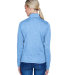 UltraClub 8618W Ladies' Cool & Dry Heathered Perfo in Columbia blue heather