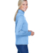 UltraClub 8618W Ladies' Cool & Dry Heathered Perfo in Columbia blue heather
