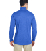UltraClub 8618 Men's Cool & Dry Heathered Performa in Royal heather