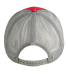 Big Accessories BA601 Washed Trucker Cap in Cosmo/ grey