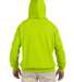 12500 Gildan 9.3 oz. Ultra Blend® 50/50 Hood in Safety green