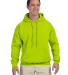 12500 Gildan 9.3 oz. Ultra Blend® 50/50 Hood in Safety green