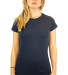 64000L Gildan Ladies 4.5 oz. SoftStyle™ Ringspun in Navy