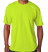 Bayside 1701 USA-Made 50/50 Short Sleeve T-Shirt in Safety green
