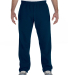G184 Gildan 7.75 oz., 50/50 Open-Bottom Sweatpants in Navy